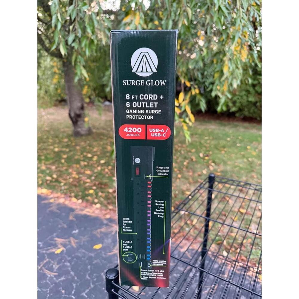 RGB Power Strips‎ with PC Surge Protectio